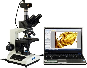 OMAX 40X-2500X Full Size Lab Digital Trinocular Compound LED Microscope 6